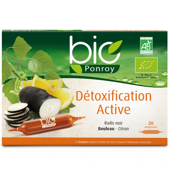 Ampoules Détoxification Active Bio Détoxification PONROY